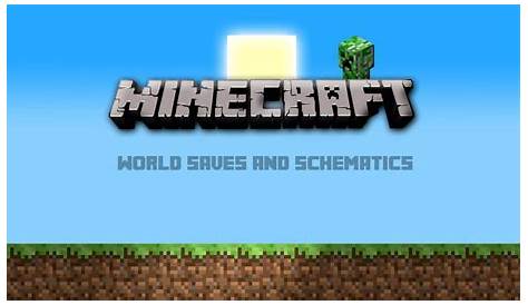 How to install a world save and use schematic files - Minecraft