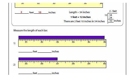 measuring length worksheet 2nd grade