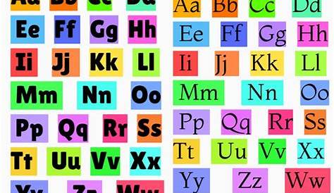 ️ [FREE] Alphabet Letters Printable - MockoFUN
