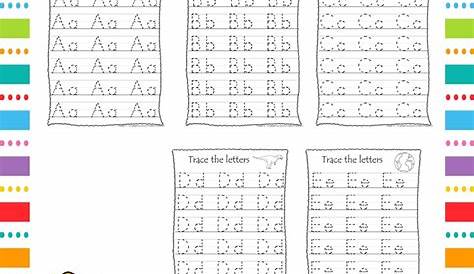 26 Trace the Alphabet Preschool Handwriting Worksh - Made By Teachers