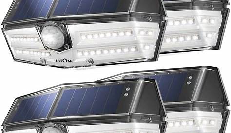 Litom Premium 40-LED Solar Lights, Outdoor Motion Sensor Lights with 24
