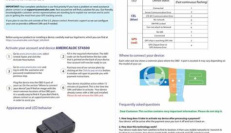 AMERICALOC ST4500 QUICK START MANUAL Pdf Download | ManualsLib