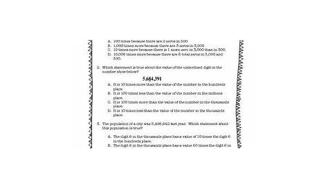 5 Nbt 1 Worksheets Answer Key - Worksheet Addition