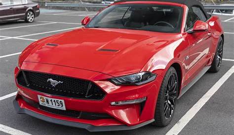 2018 ford mustang gt convertible