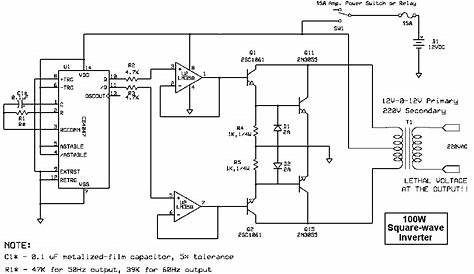1kva inverter circuit diagram datasheet