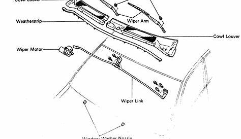 windshield wiper assembly diagram