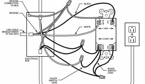 gfci wiring diagram with switch