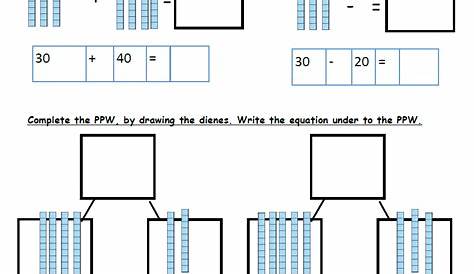 add and subtract multiples of 10 worksheets