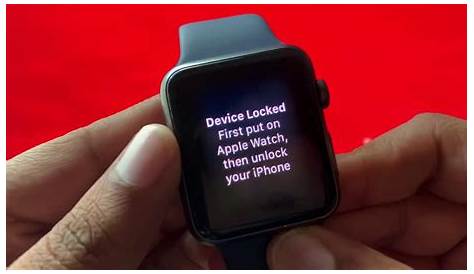 How To Reset Apple Watch Manually - Fix for Device Locked in Apple
