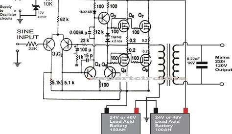 1KVA (1000 watts) Pure Sine Wave Inverter Circuit using 555 ic | Expert
