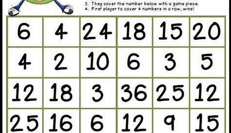 multiplication games for 3rd graders