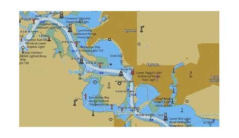 galveston bay depth chart