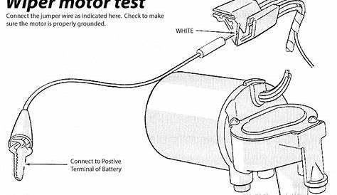 Ford ranger wiper motor wiring