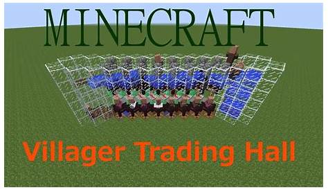 Tutorial: Villager Trading Hall in Minecraft (Compact, Simple and