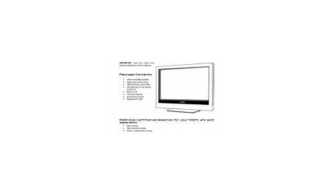 Vizio VO420E - 42" LCD TV Support and Manuals