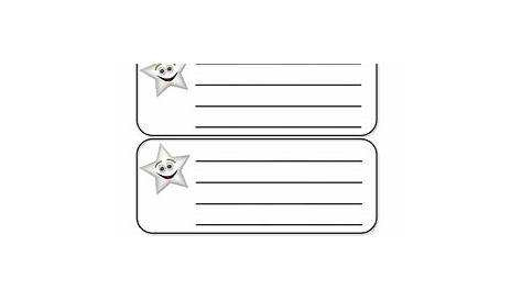 stars and wishes worksheet