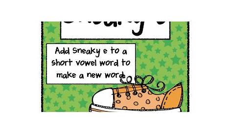 sneaky e worksheets