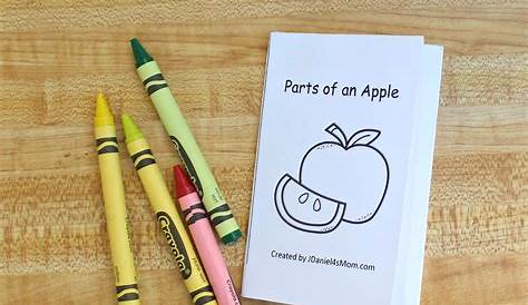 The Parts of an Apple Printable Read and Color Book