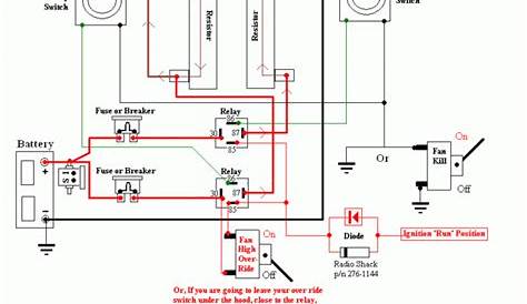Radiator fan wiring diagram