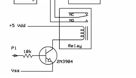 circuit diagram of relay