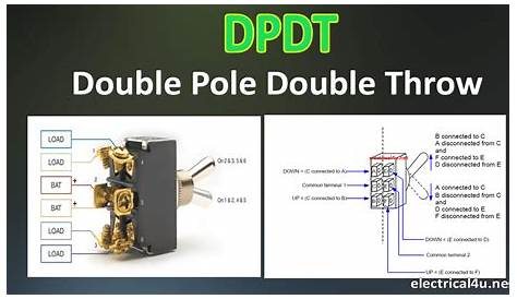 double pole double throw switch circuit diagram
