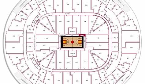 Miami Heat Seating Charts at AmericanAirlines Arena - RateYourSeats.com