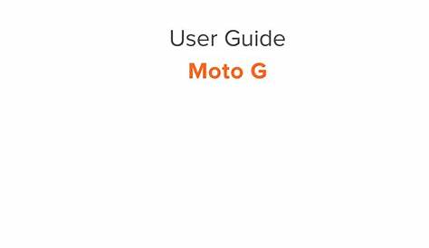 MOTOROLA MOTO G USER MANUAL Pdf Download | ManualsLib