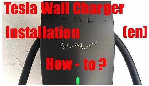 wiring tesla wall charger