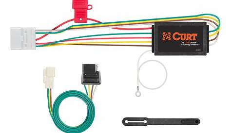 Curt 56217 Custom 4-Pin Trailer Wiring Harness for Select Toyota