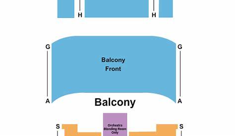 wall street theater seating chart