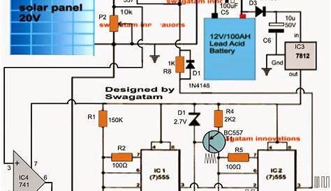 diy solar charge controller circuit diagram