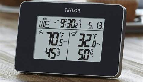 taylor indoor outdoor thermometer manual