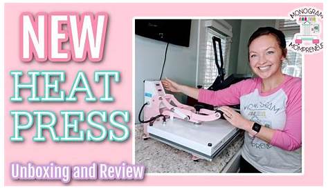 HEAT PRESS NATION CRAFTPRO PINK HEAT PRESS UNBOXING AND REVIEW: MY