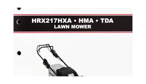 Honda Hrx 217 Owners Manual