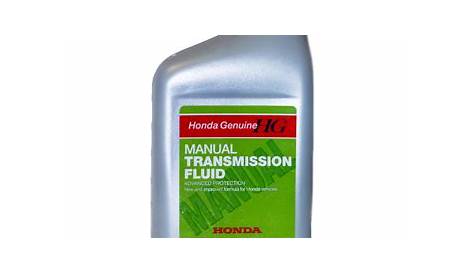 Трансмиссионные спецжидкости Honda: Genuine Manual Transmission Fluid.