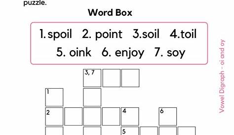 Phonics Vowel Digraph Sounds - Words & Worksheets (pdf) - Level 2
