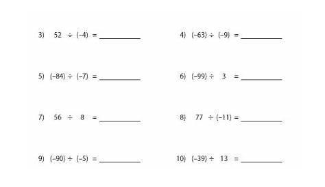 integers worksheets dynamically created integers worksheets - adding