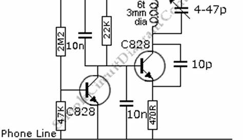 simple telephone circuit diagram