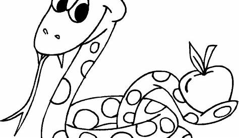 snake printable coloring pages