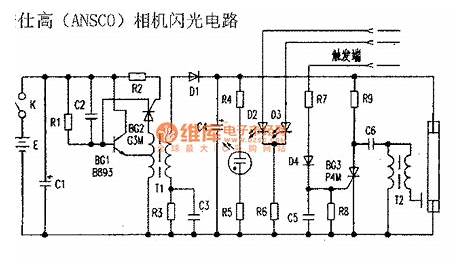 Ansco camera flash circuit - Electrical_Equipment_Circuit - Circuit