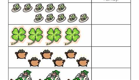 st patrick's day math worksheets free