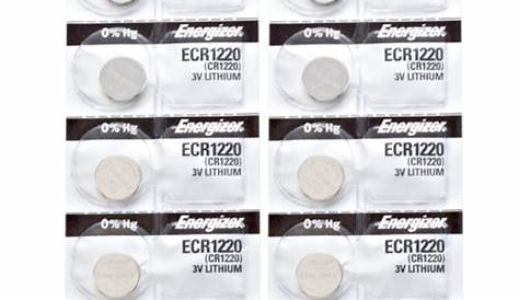 10 x Energizer CR1220 Batteries, Lithium Battery 1220 | Best Buy Canada