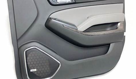 Front RH Passenger Side Door Panel 2015-2018 Chevrolet TAHOE Jet Black