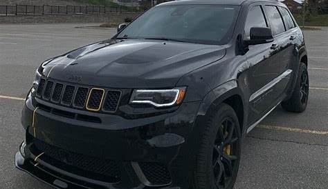 FRONT SPLITTER / LIP JEEP GRAND CHEROKEE / SRT8 / TRACKHAWK (2017