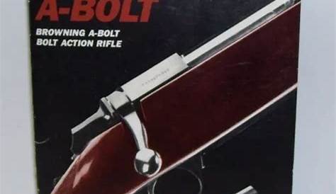 browning a bolt rifle owner manual