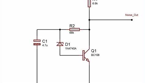 Simple White Noise Generator Circuit | White noise generator, Circuit