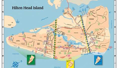 Hilton Head Island Map | 101 Things to Do Hilton Head
