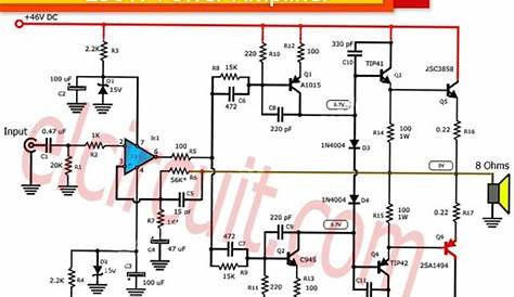 20000 watt amplifier circuit diagram
