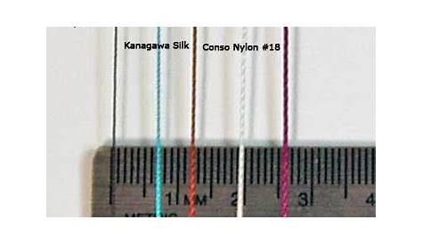 griffin silk thread size chart