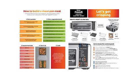 Ninja SP101 Foodi™ Digital Air Fry Oven Quick Start Guide | Manualzz